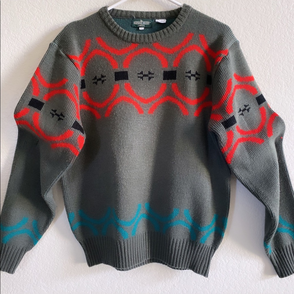 Vintage Grandpa Oversized Sweater Unisex